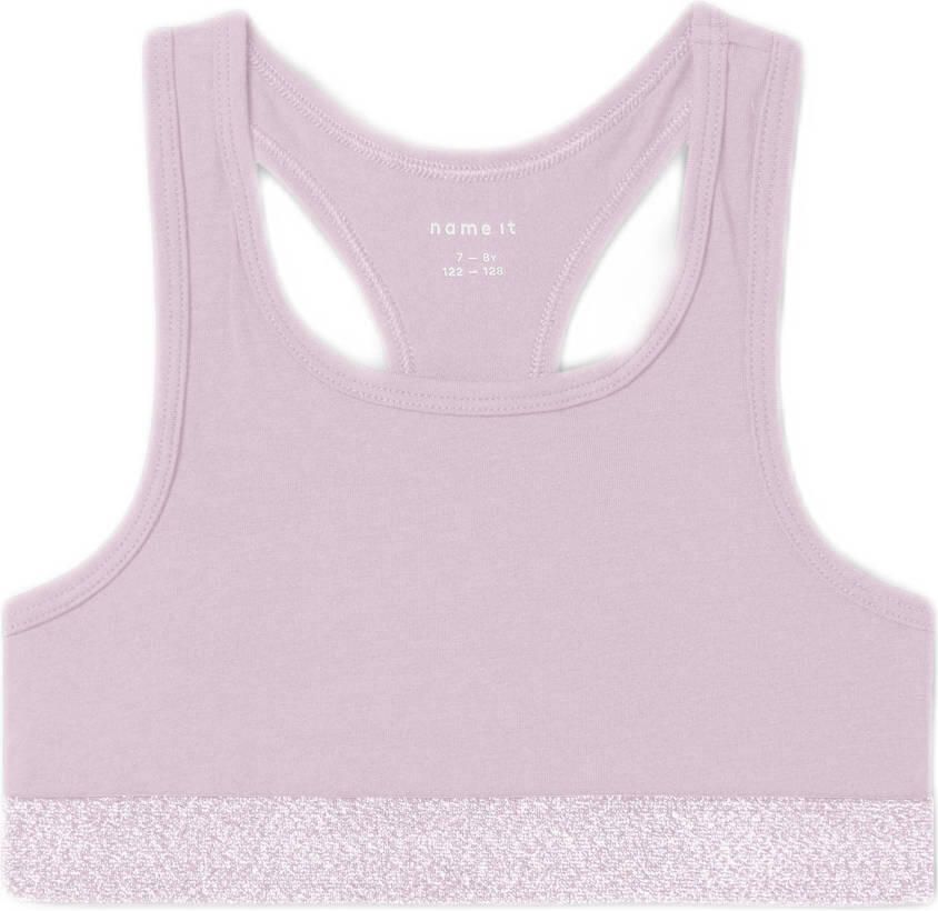 NAME IT KIDS bh top roze lichtroze (set van 2) - Foto 2