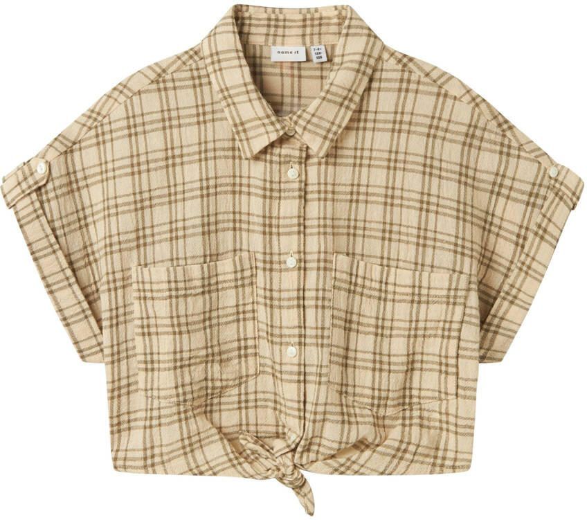 NAME IT KIDS blouse lichtgeel