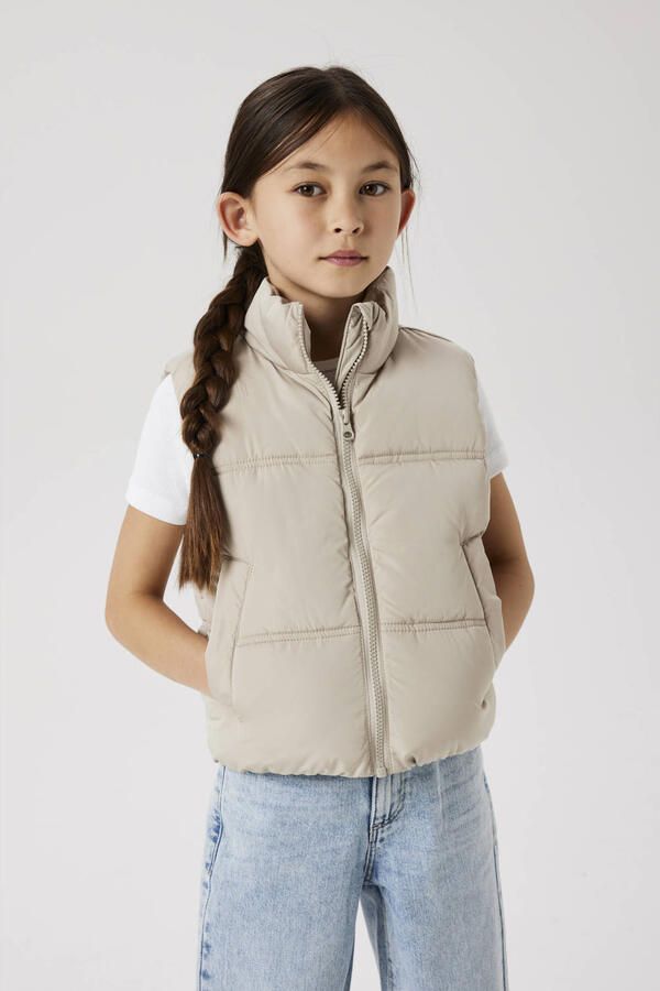 Name It Bodywarmer NKFMAKET voor meisjes met opstaande kraag en lichte vulling - Foto 3