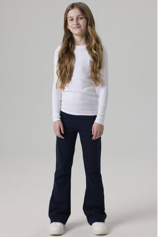 Name It Bootcutbroek NKFFRIKKALI BOOTCUT PANT NOOS effen casual uitlopend viscosemix zonder kraag - Foto 3