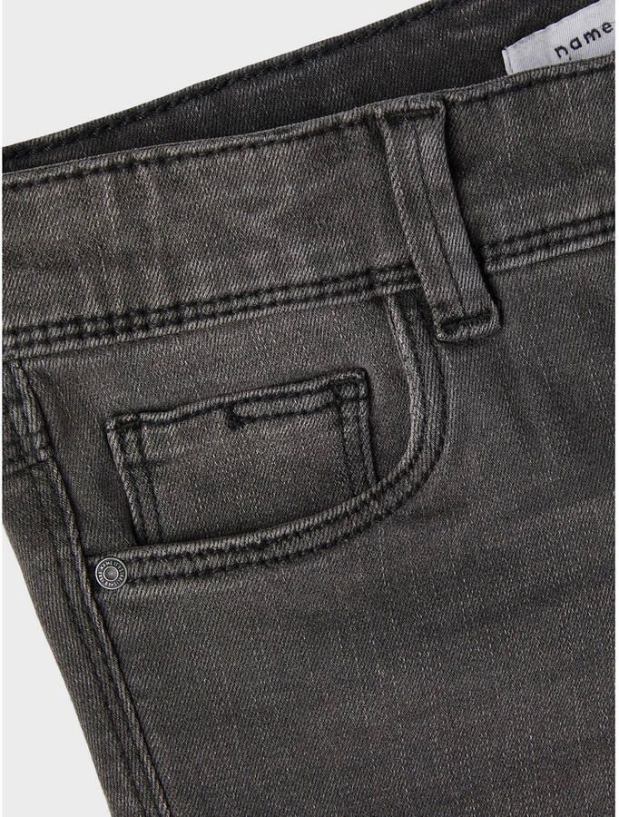 Name it KIDS bootcut fit jeans NKFPOLLY black denim Grijs Meisjes Stretchdenim 116 - Foto 2