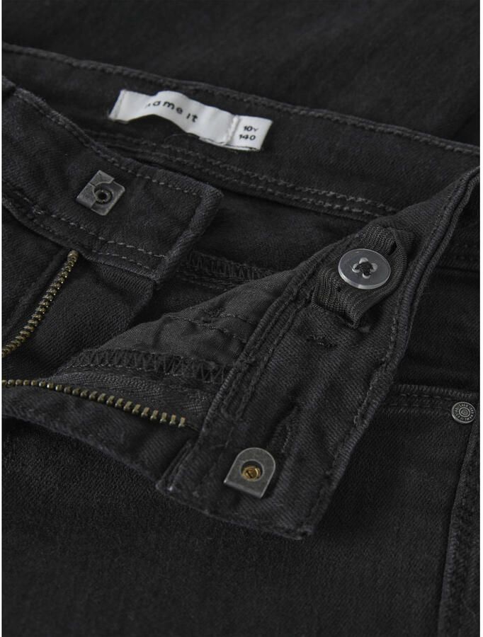 Name it KIDS bootcut fit jeans NKFPOLLY black denim Zwart Meisjes Stretchdenim 104 - Foto 2