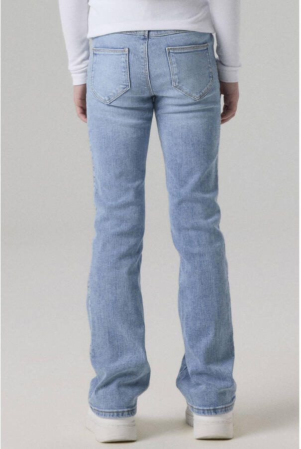 Name it KIDS bootcut fit jeans NKFPOLLY light blue denim Blauw Meisjes Stretchdenim 128 - Foto 2