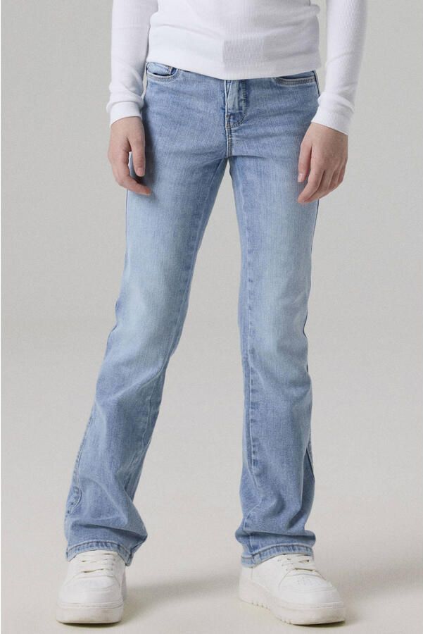 Name it KIDS bootcut fit jeans NKFPOLLY light blue denim Blauw Meisjes Stretchdenim 164
