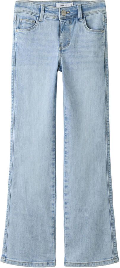 NAME IT KIDS bootcut jeans light blue bleached