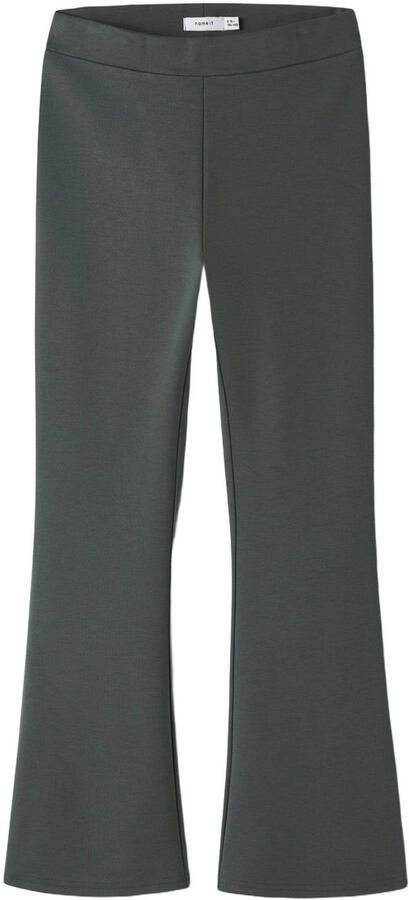 NAME IT KIDS bootcut regular waist legging donkergroen