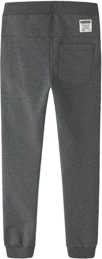 Name it KIDS broek NKMHONK donkergrijs melange Sweat Melée 104