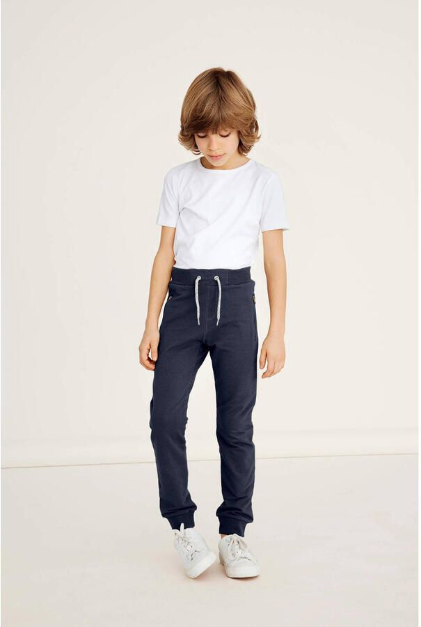 Name it KIDS broek NKMHONK marine Blauw Sweat Effen 104 - Foto 2