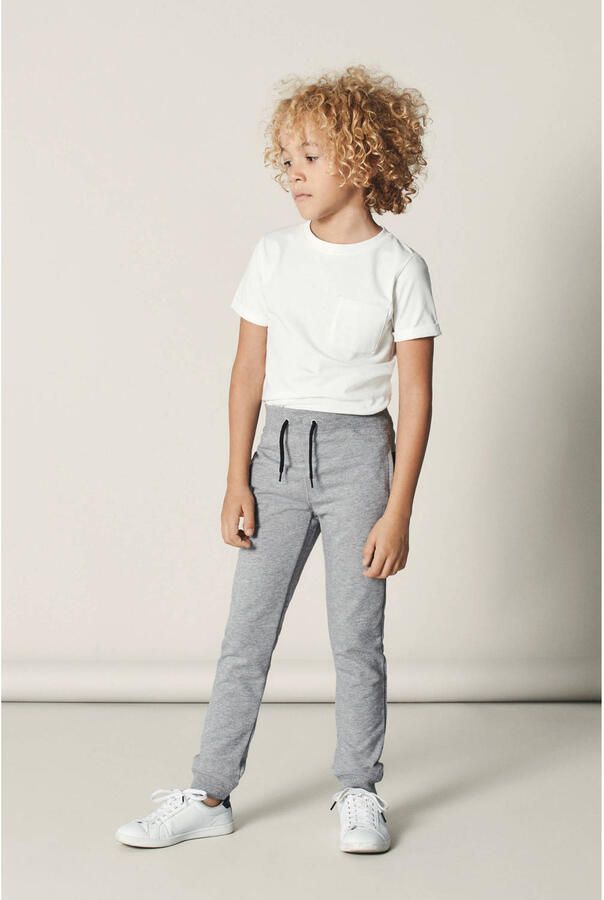 Name It Sweatbroek NKMSWEAT – Jogger met verstelbare tailleband en ribboorden - Foto 2