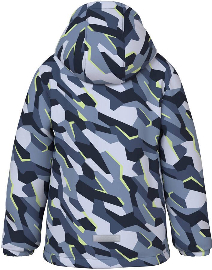 NAME IT KIDS camouflage tussenjas blauw Jongens Polyester Capuchon Camouflage - Foto 2