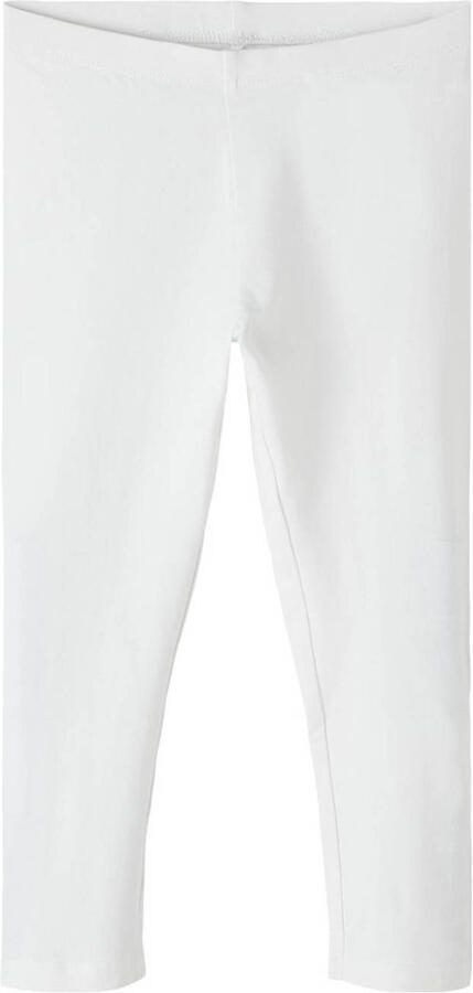 Name it KIDS capri legging NKFVIVIAN wit Meisjes Stretchkatoen Effen 104