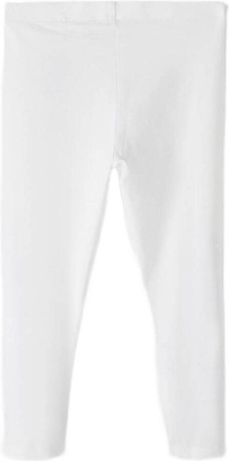 Name it KIDS capri legging NKFVIVIAN wit Meisjes Stretchkatoen Effen 104 - Foto 4
