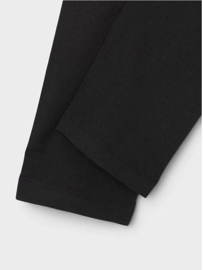 Name it KIDS capri legging NKFVIVIAN zwart Meisjes Stretchkatoen Effen 104