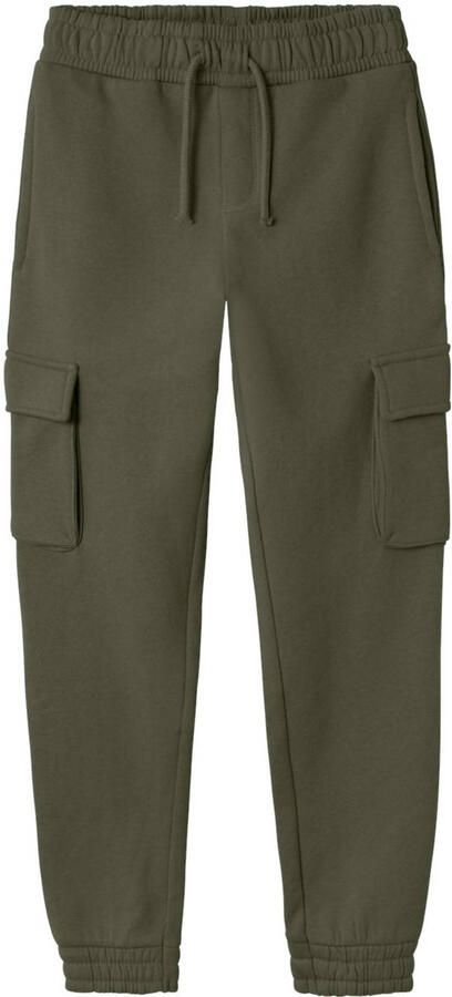 Name it KIDS cargobroek NKMOLLIE Groen Jongens Sweat Effen 122 - Foto 2