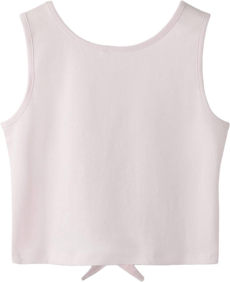 NAME IT KIDS cropped mouwloze top lichtroze