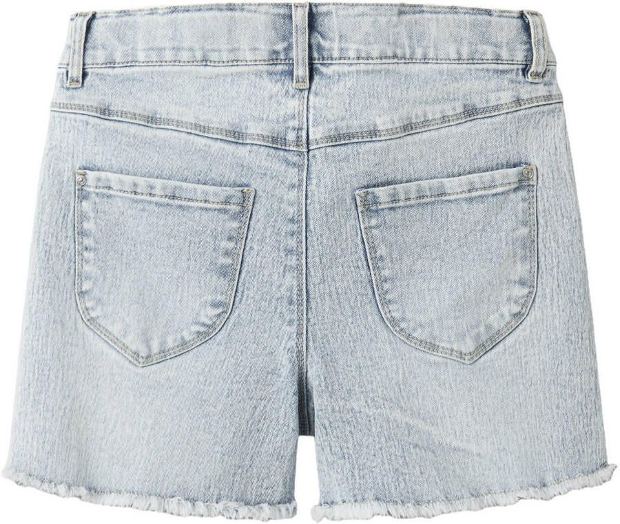 NAME IT KIDS denim mom short light blue bleached - Foto 2