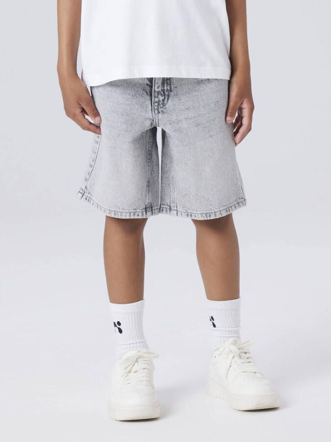 NAME IT KIDS denim regular short grey denim