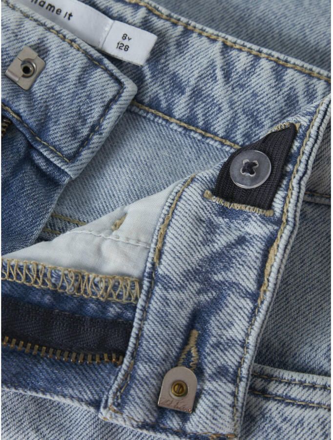 NAME IT KIDS denim regular short light blue bleached - Foto 2