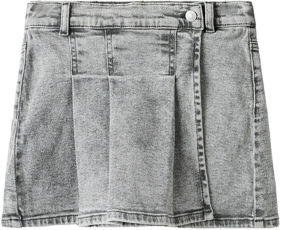 NAME IT KIDS denim spijkerrok grey denim - Foto 2