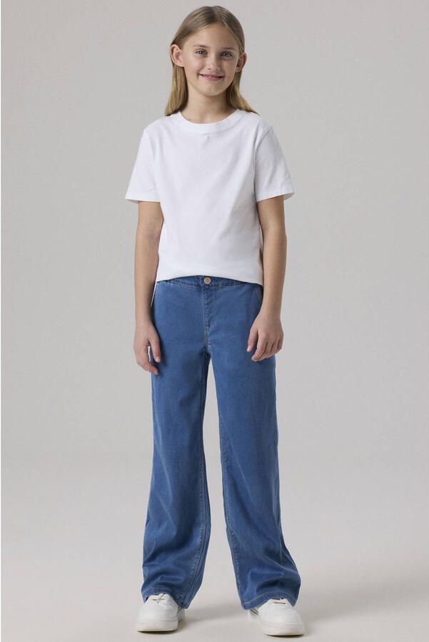 Name it KIDS flared jeans NKFSALLI light blue denim Blauw Meisjes Lyocell 152 - Foto 2