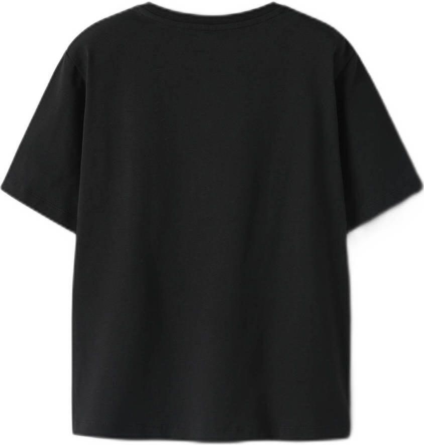 NAME IT KIDS Fortnite T-shirt zwart