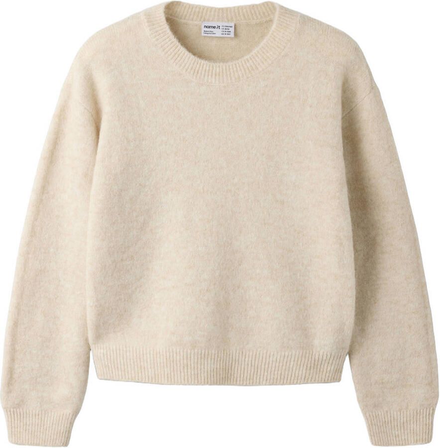 NAME IT KIDS gebreide trui beige