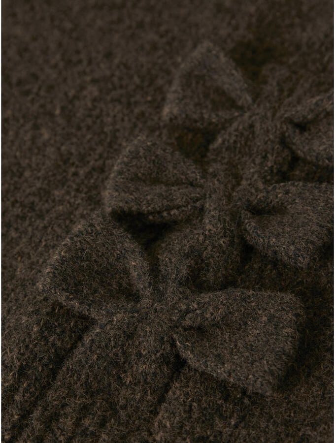 NAME IT KIDS gebreide trui donkerbruin Meisjes Polyester Ronde hals Effen - Foto 2