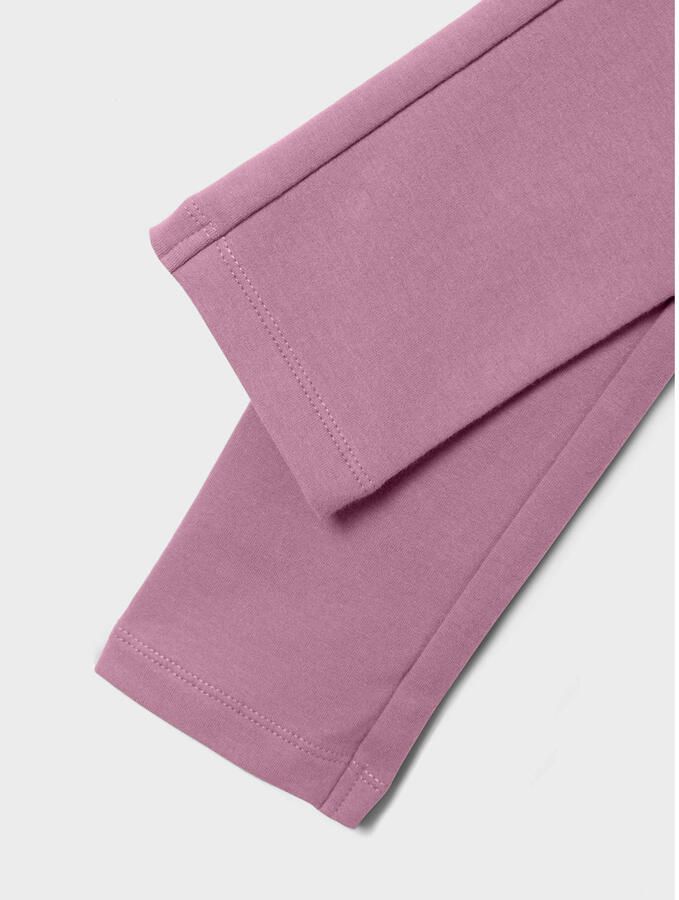 Name it KIDS gemêleerde legging NKFDAVINA Roze Meisjes Stretchkatoen Melée 164 - Foto 2