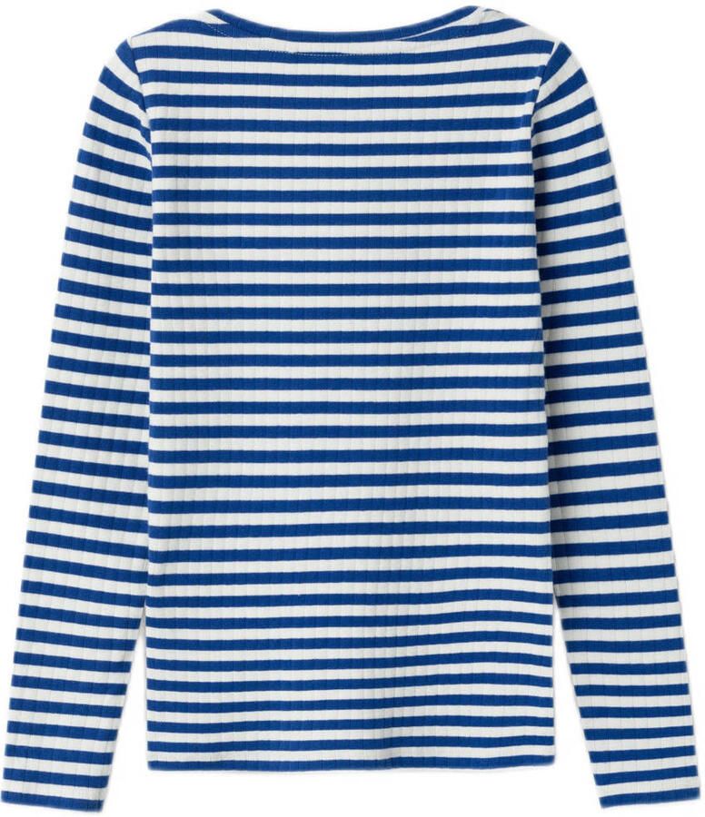 Name It Shirt met lange mouwen NKFSURAJA XSL LS TOP NOOS geweldige streepjes-look in geribbelde kwaliteit - Foto 4