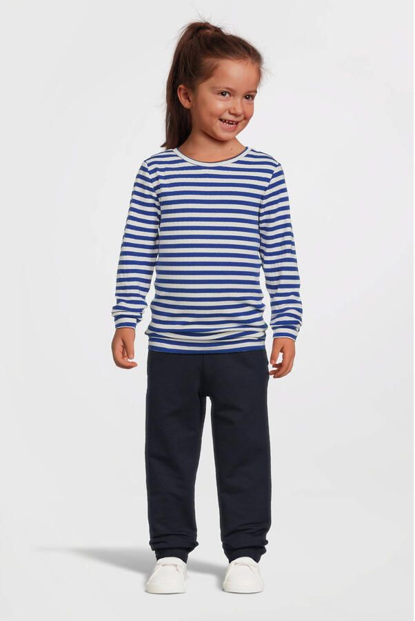 Name It Shirt met lange mouwen NKFSURAJA XSL LS TOP NOOS geweldige streepjes-look in geribbelde kwaliteit