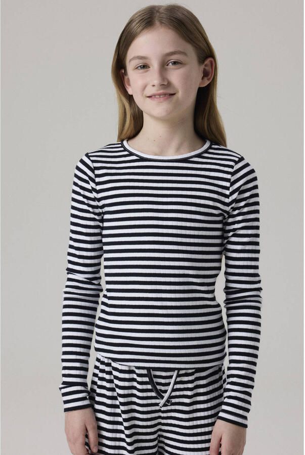 Name It Shirt met lange mouwen NKFSURAJA XSL LS TOP NOOS geweldige streepjes-look in geribbelde kwaliteit - Foto 2