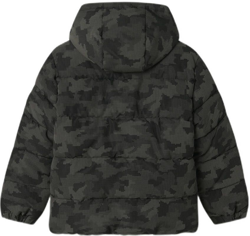 NAME IT KIDS gewatteerde jas zwart