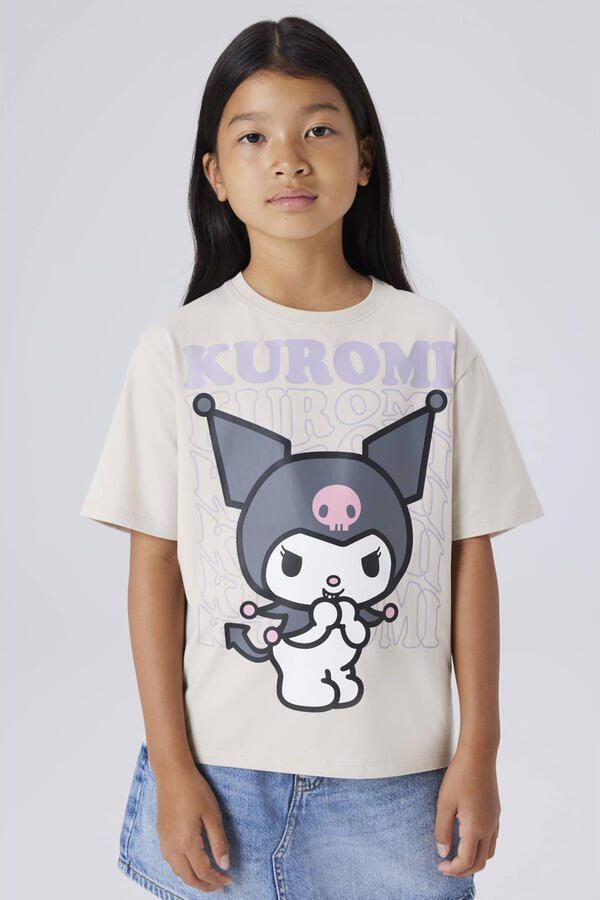 NAME IT KIDS Hello Kitty T-shirt grijs - Foto 3