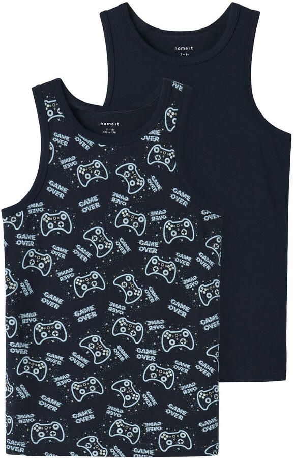 Name It Hemd NKMTANK TOP 2P SAPPHIRE GAME NOOS (set 2 stuks) - Foto 2