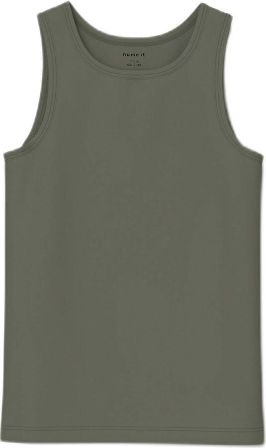 Name It Hemd NKMTANK voor jongens met ronde hals en elastisch draagcomfort (set 2 stuks)