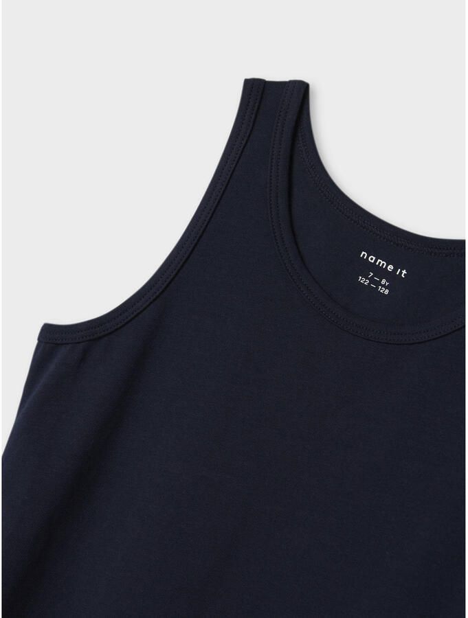 NAME IT KIDS hemd set van 4 zachtblauw donkerblauw roze