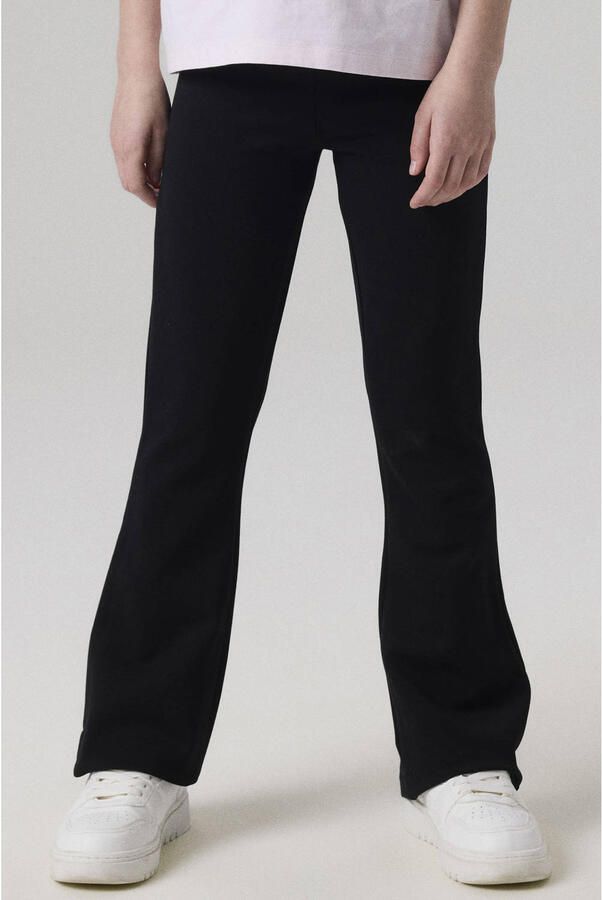Name It Jerseybroek NKFFRIKKALI voor meisjes met uitlopende pijpen en viscose