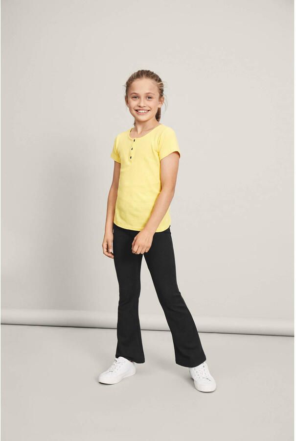 Name It Jerseybroek NKFFRIKKALI voor meisjes met uitlopende pijpen en viscose - Foto 3
