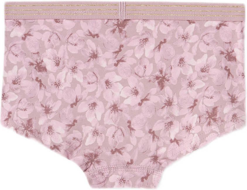 Name it KIDS hipster set van 2 paars mauve Slip Meisjes Stretchkatoen 122 128