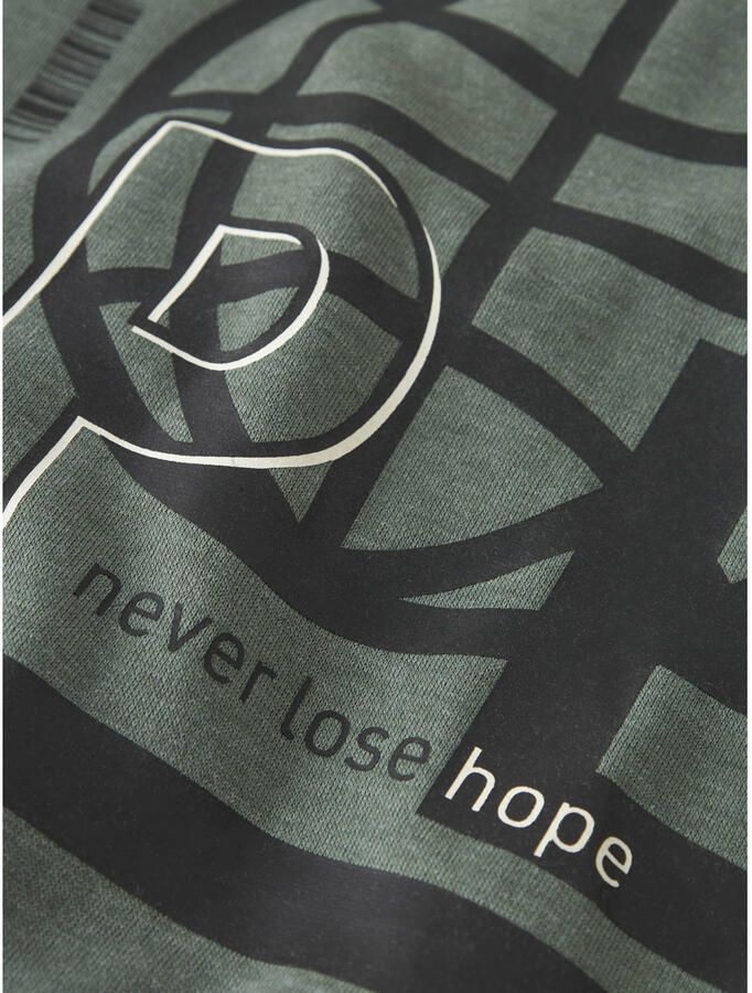 Name It Sweatshirt NKMOLAF LS NREG SWE WH BRU PB - Foto 1