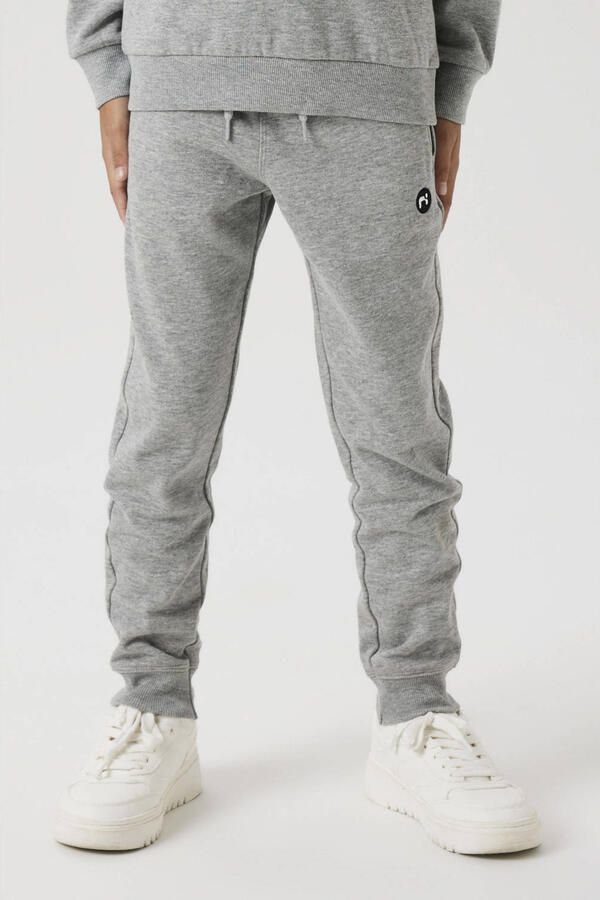 Name It Joggingbroek NKMVIMO voor jongens met boorden en stretchcomfort