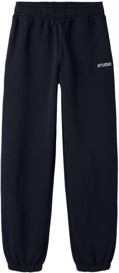 NAME IT KIDS joggingbroek met tekstprint donkerblauw - Foto 2