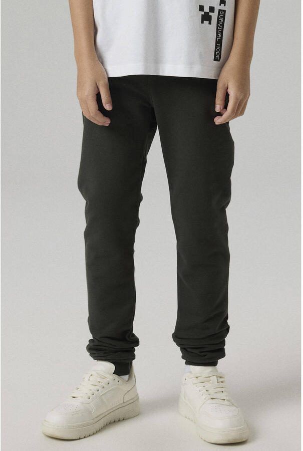 Name it KIDS joggingbroek NKMHONK donkergroen Sweat Effen 134