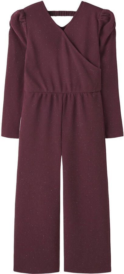 NAME IT KIDS jumpsuit donkerrood