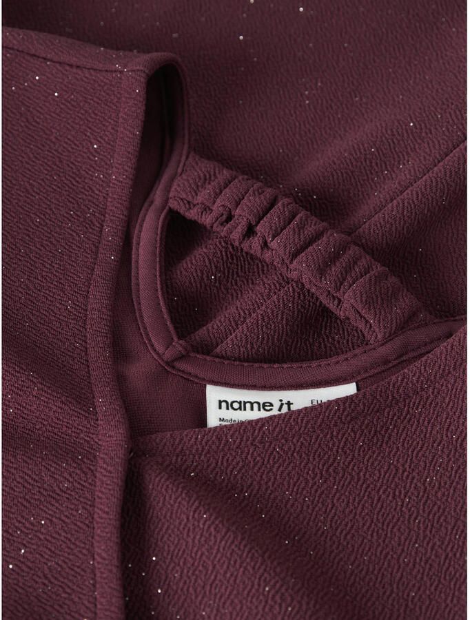 NAME IT KIDS jumpsuit donkerrood - Foto 2