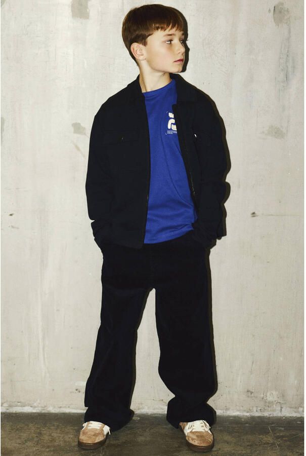 NAME IT KIDS katoenen sweatvest zwart Effen - Foto 3