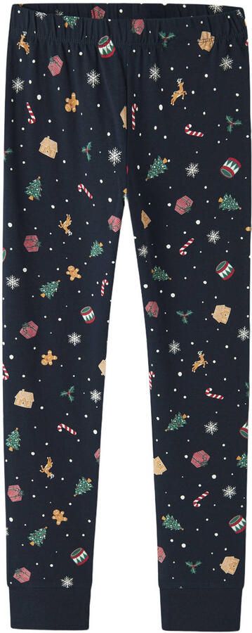 NAME IT KIDS kerstpyjama donkerblauw - Foto 3