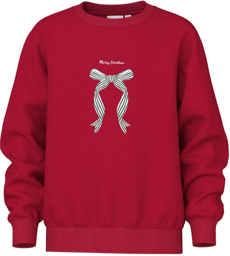 Name It Sweatshirt NKFVISMAS LS NREG SWEAT BRU