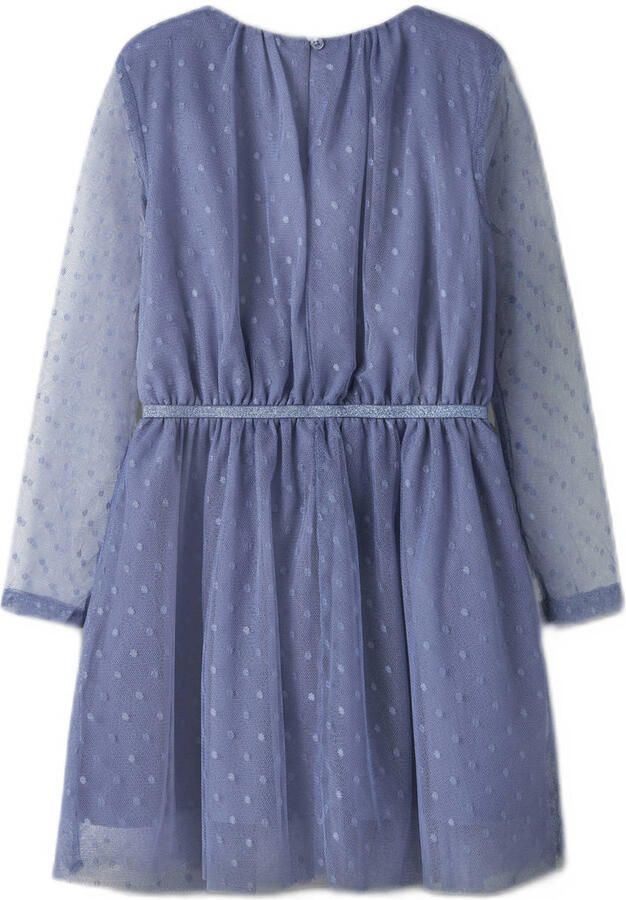 Name It Mini-jurk NKFVABOS LS DRESS NOOS