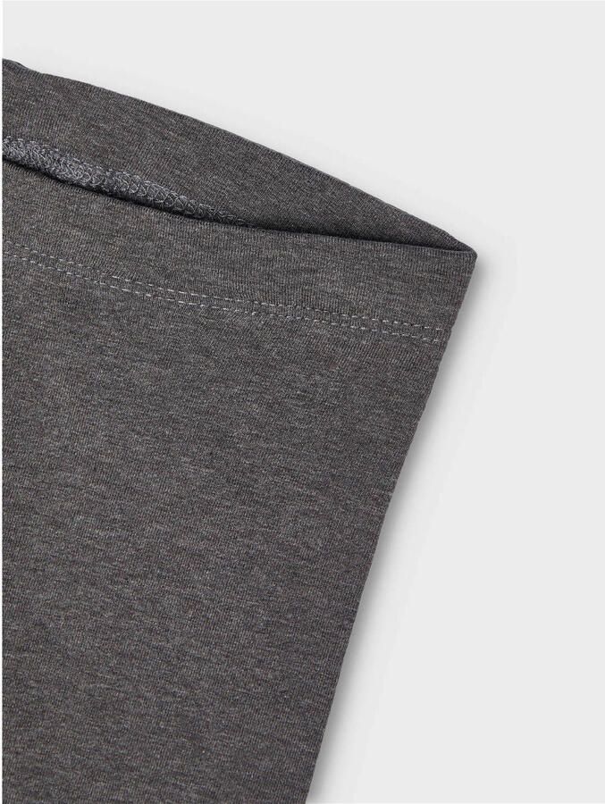 Name it KIDS legging NKFVIVIAN donkergrijs melange Meisjes Stretchkatoen 146 - Foto 3